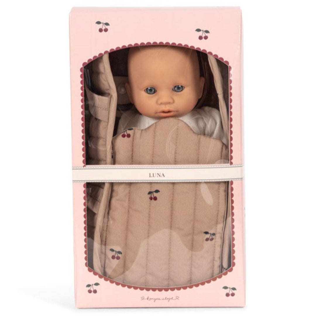 konges sløjd babypop luna met reiswieg en accessoires - 32 cm | KS104572 | 5
