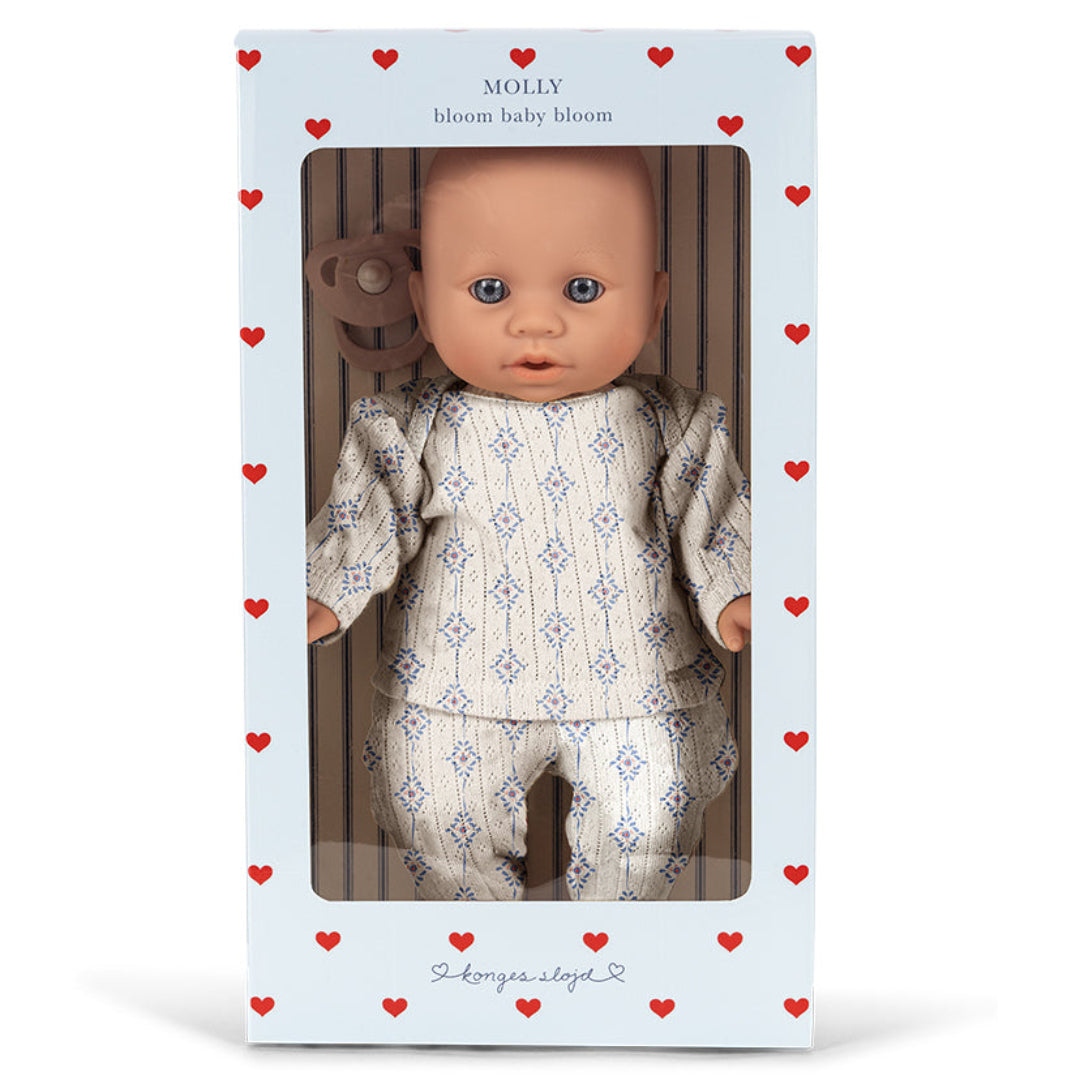 konges sløjd babypop molly - muro blu - 32 cm | KS105495 | 1