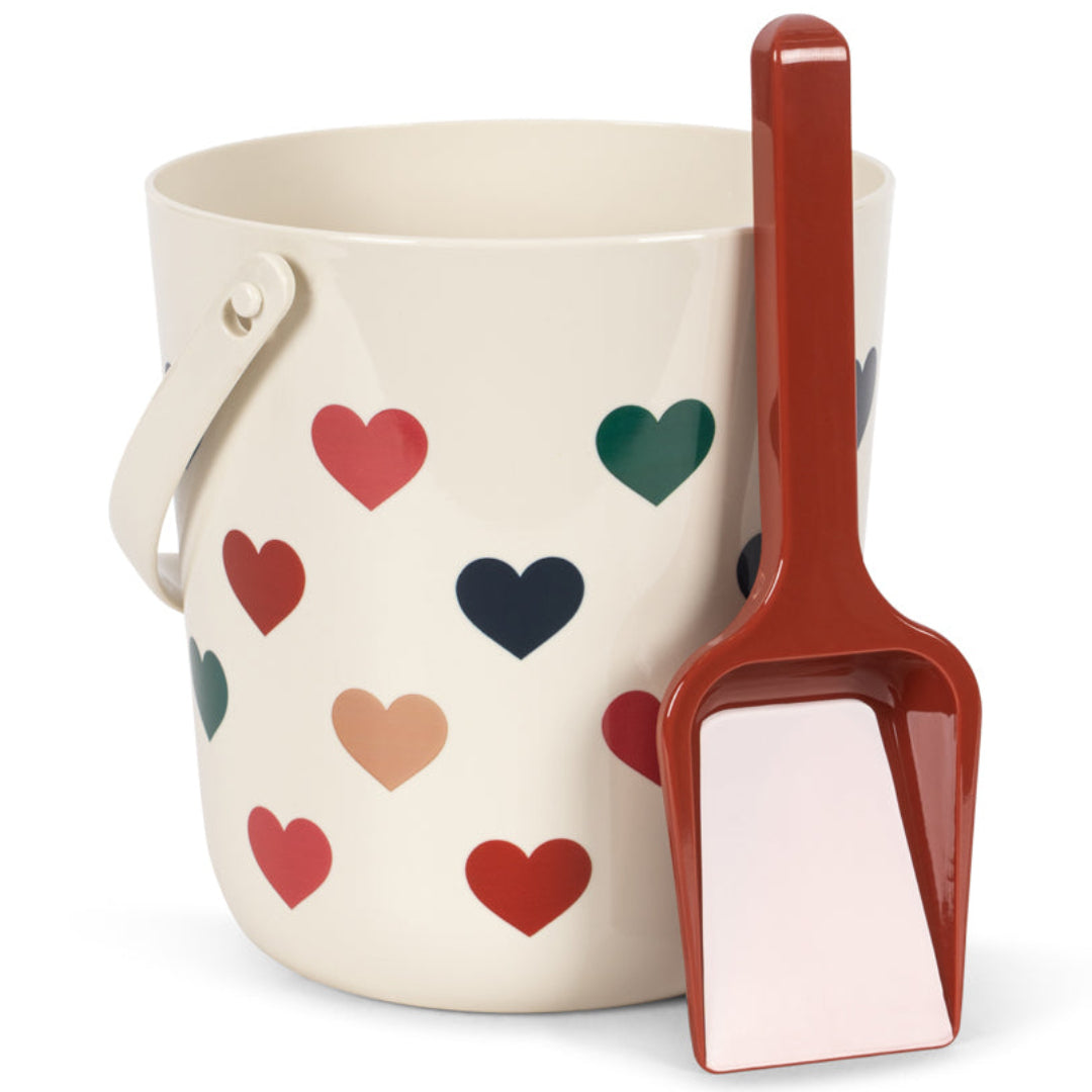 konges sløjd emmer en schep - bon coeur coloré | KS104682-BON-COEUR-COLORÉ | 2