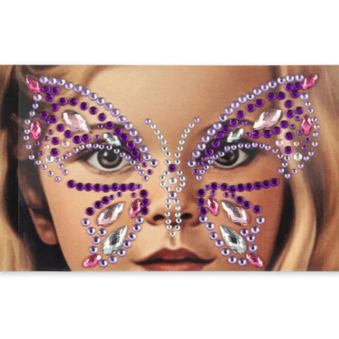 konges sløjd gezichtstickers butterfly - purple rain | KS103736-PURPLE-RAIN | 1