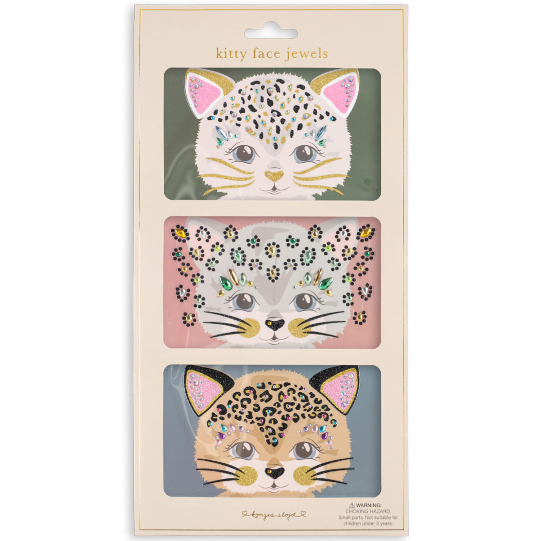 konges sløjd gezichtstickers kitty | KS104916 | 1