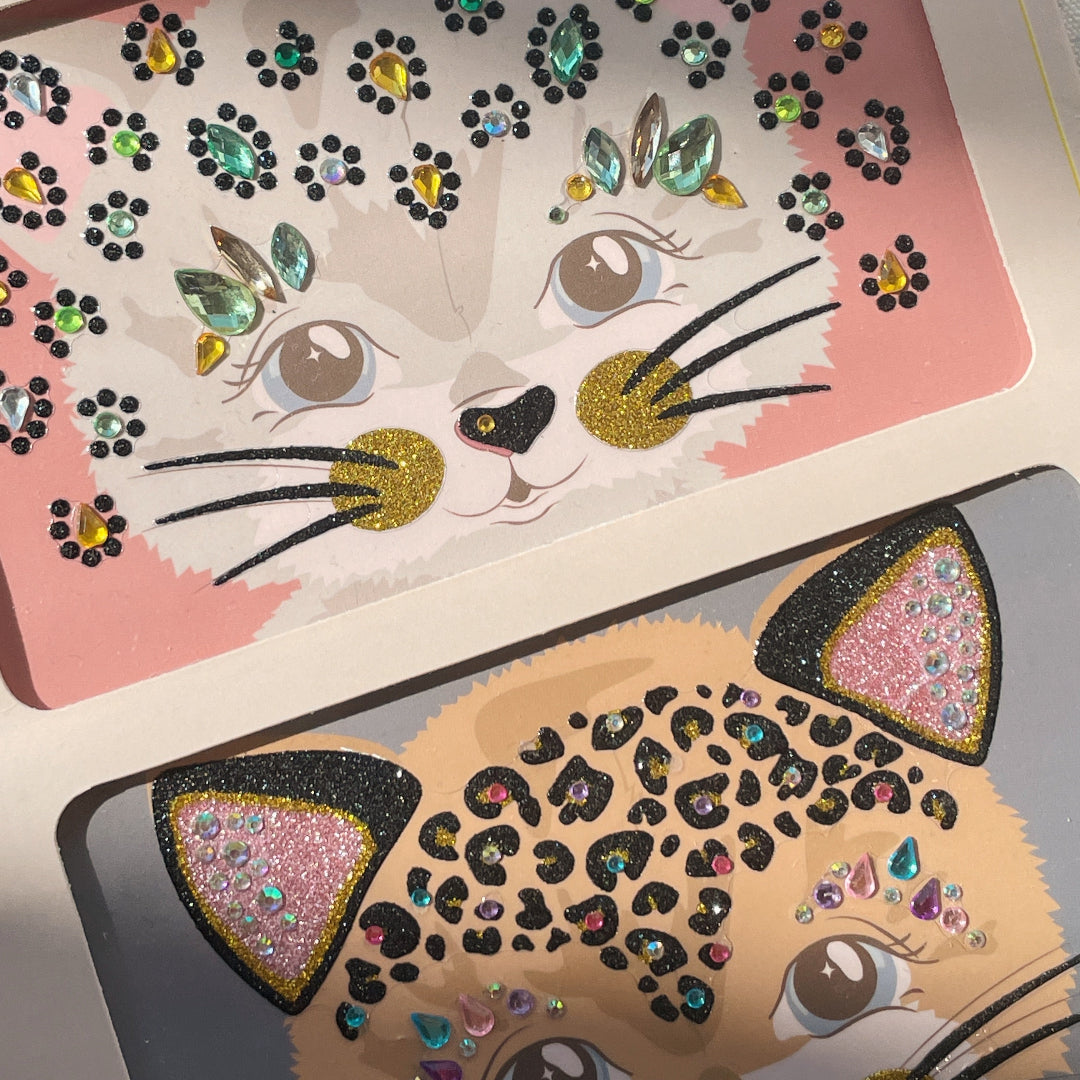 konges sløjd gezichtstickers kitty | KS104916 | 2