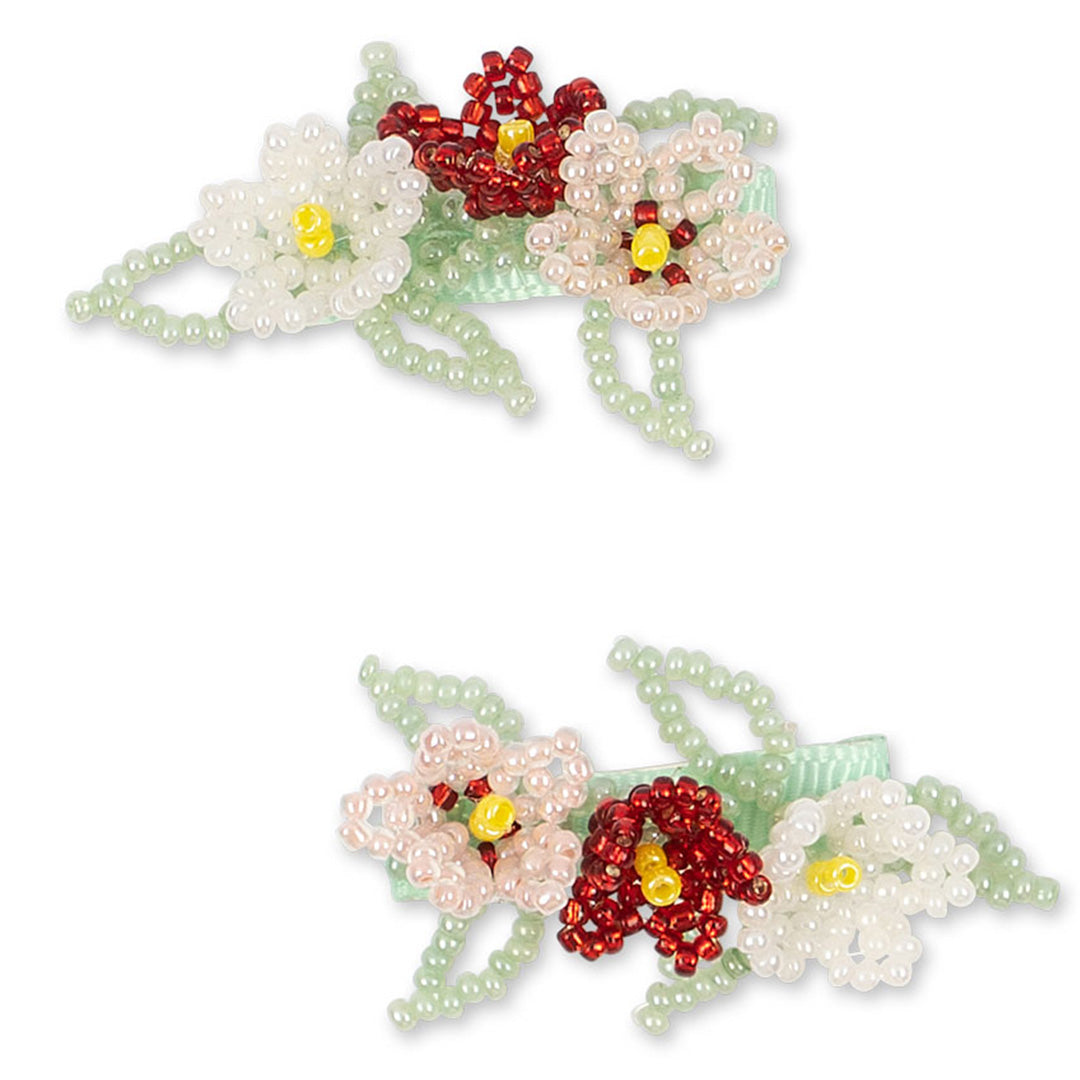 konges sløjd haarclipjes flower field - 2st | KS104586 | 1