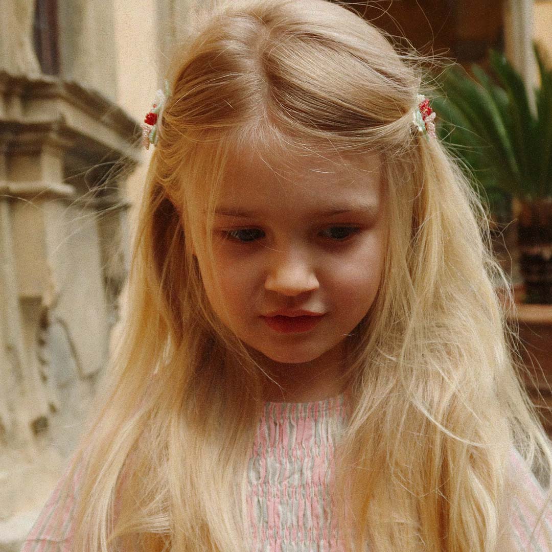 konges sløjd haarclipjes flower field - 2st | KS104586 | 2