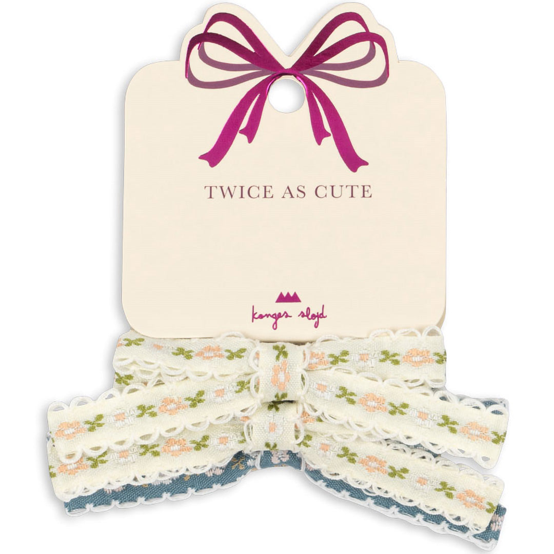 konges sløjd haarelastieken leonora bow - multi - 4st | KS103660 | 1