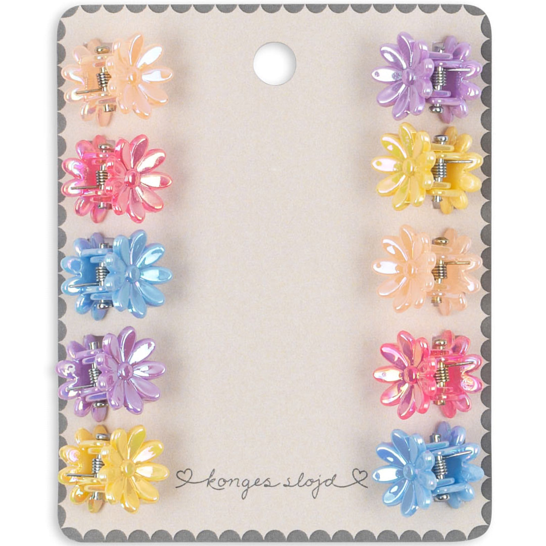 konges sløjd haarspeldjes mini flower - 10st | KS104576 | 1