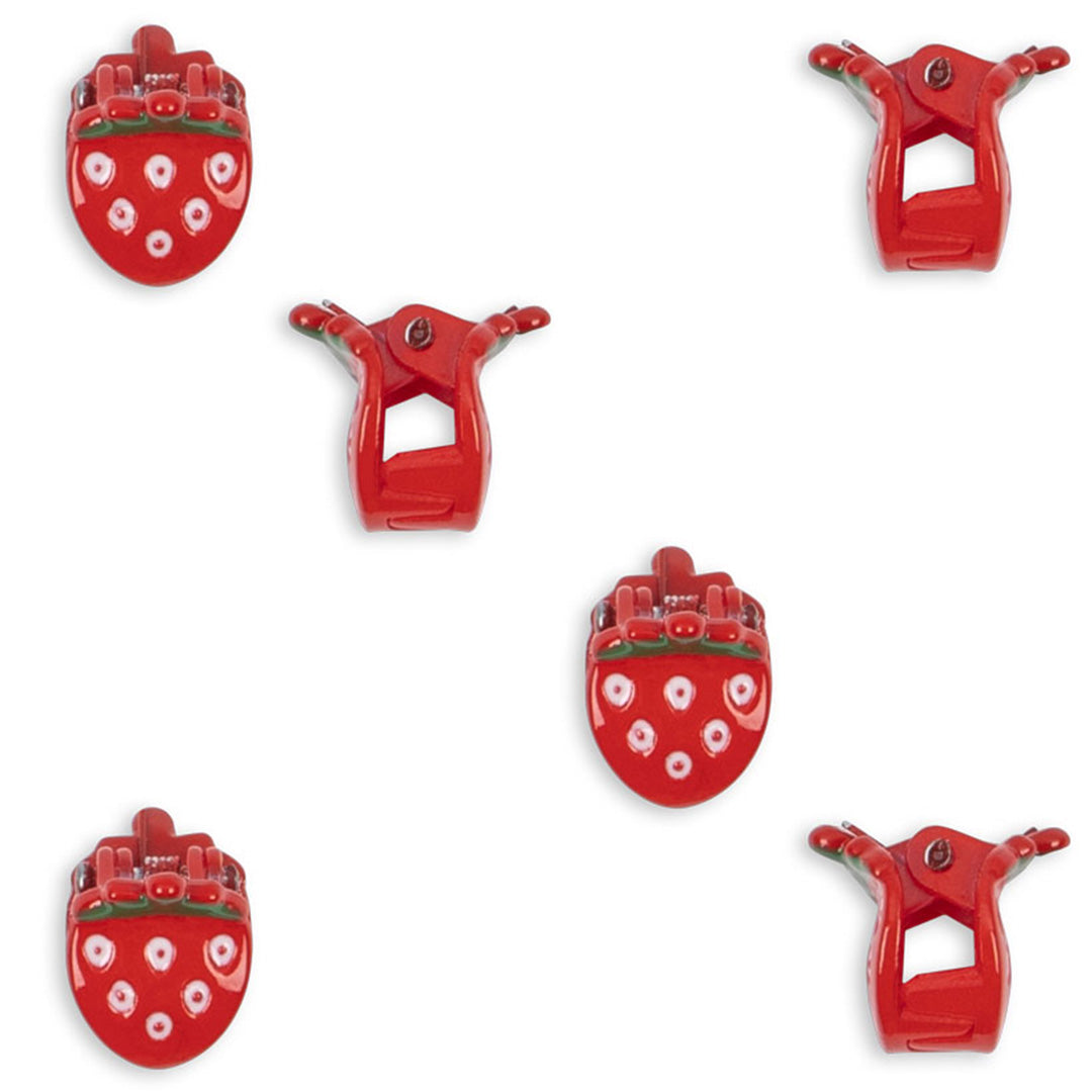 konges sløjd haarspeldjes mini fraise - 6st | KS104619 | 3