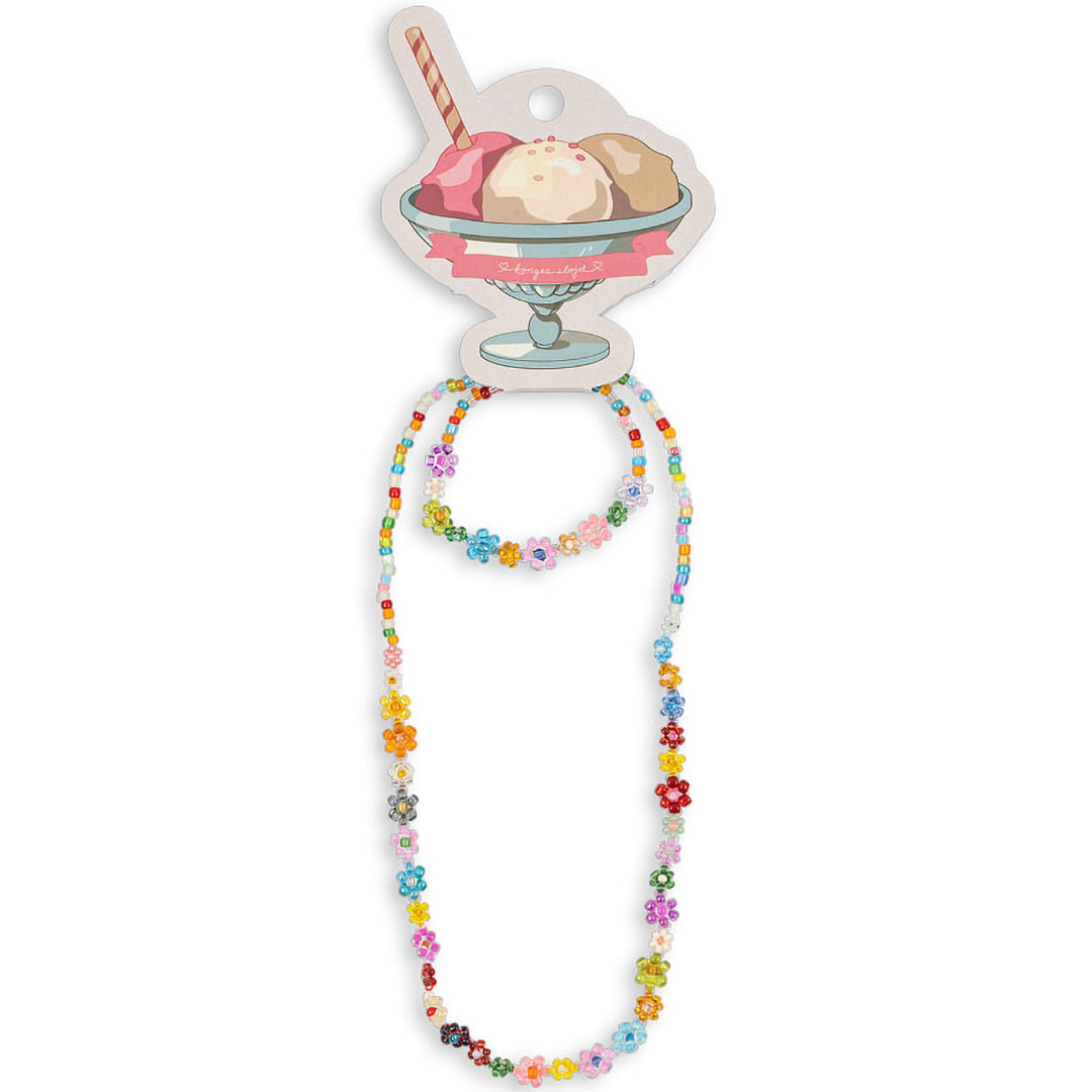 konges sløjd ketting en armband - flower field | KS104818 | 1