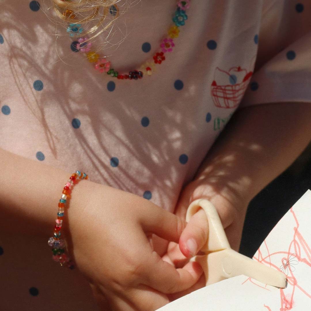 konges sløjd ketting en armband - flower field | KS104818 | 4