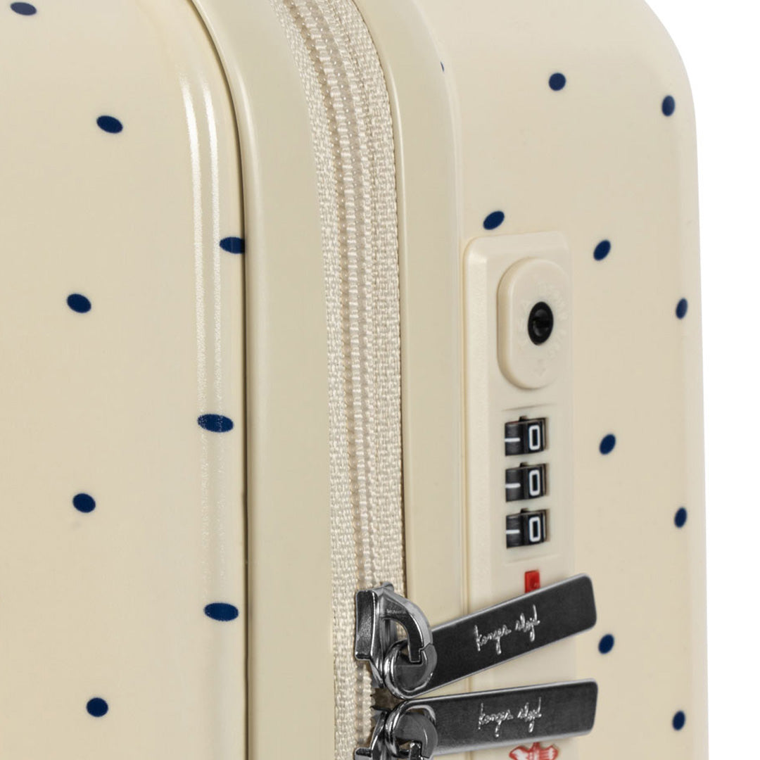 konges sløjd kinderkoffer - navy dots | KS105110 | 5