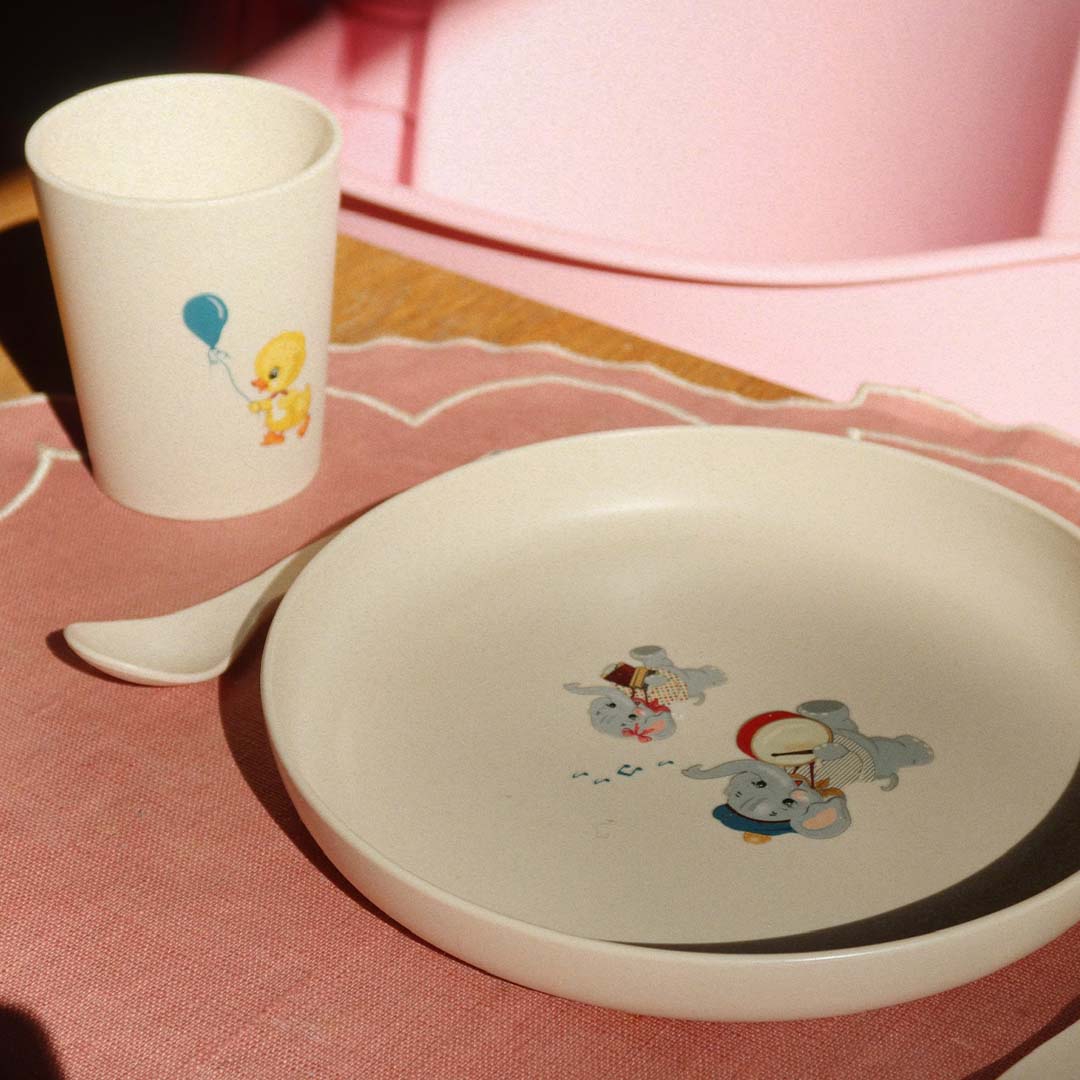 konges sløjd kinderservies - music parade - 5-delig | KS104759 | 4