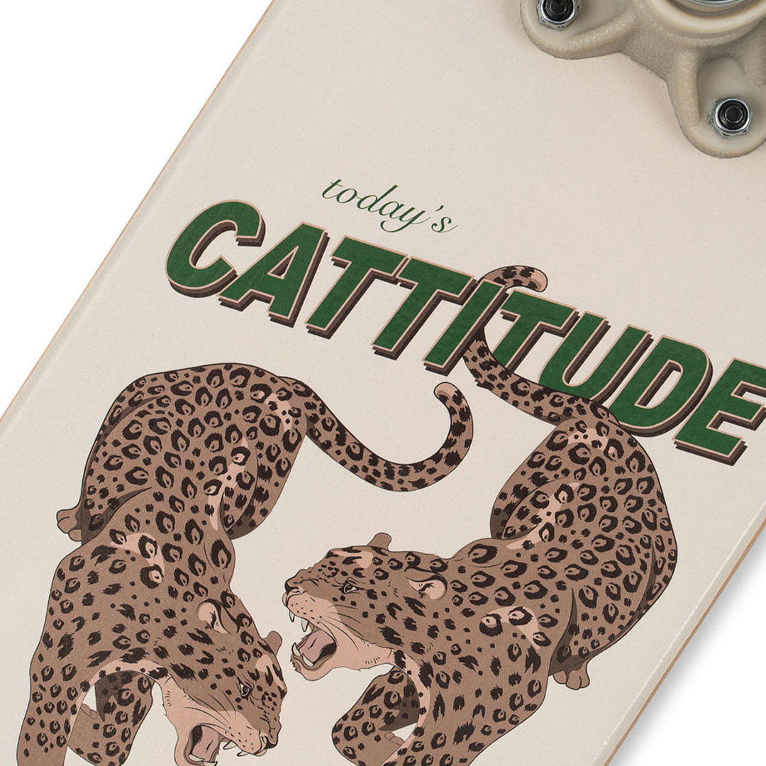konges sløjd kinderskateboard - cattitude | KS105080-CATTITUDE | 5