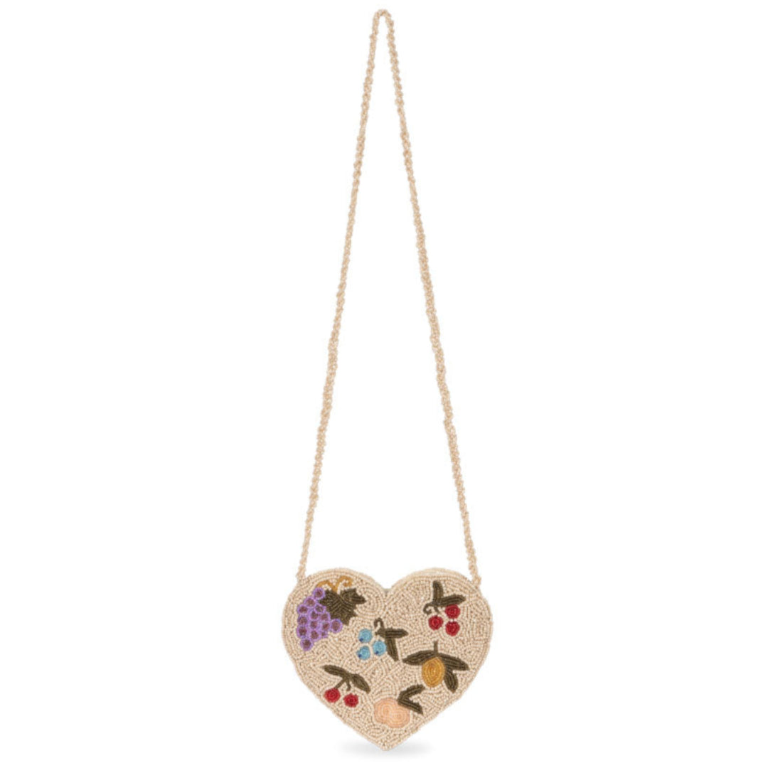 konges sløjd kindertas beaded heart - vitamins | KS104220-VITAMINS | 0
