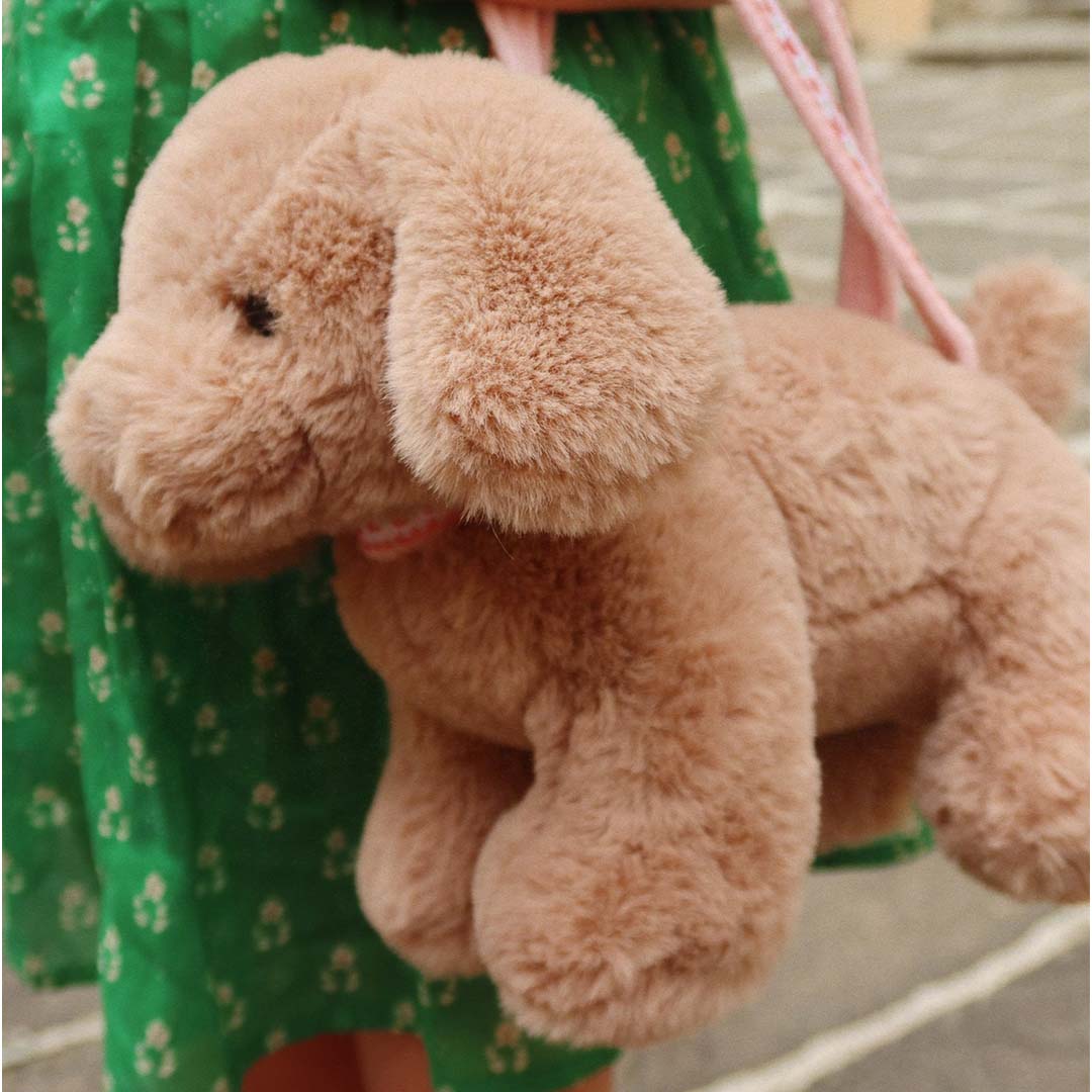 konges sløjd kindertas puppy - brown | KS105044 | 3