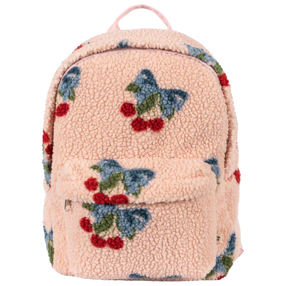 konges sløjd kleuterrugzak jody teddy - amarena rose - 34 cm | KS104866 | 1