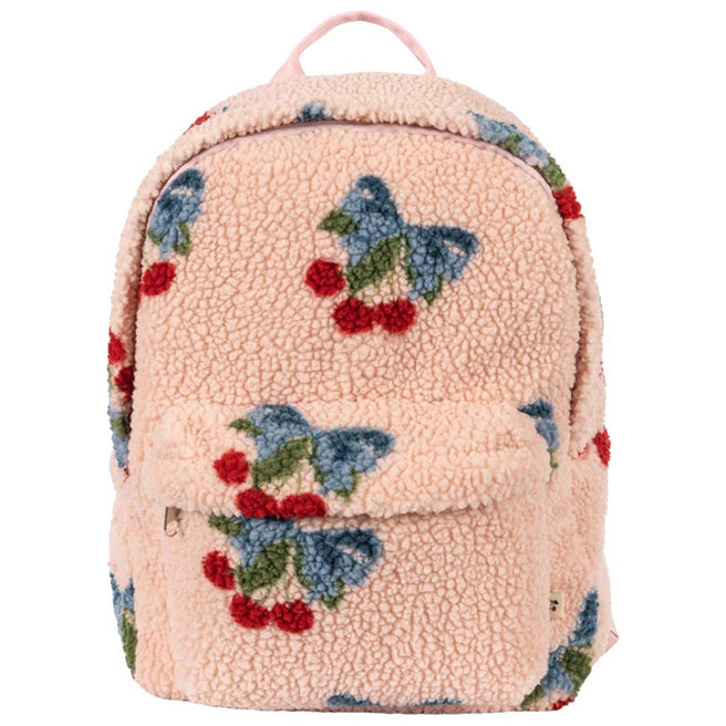 konges sløjd kleuterrugzak jody teddy - amarena rose - 34 cm | KS104866 | 1