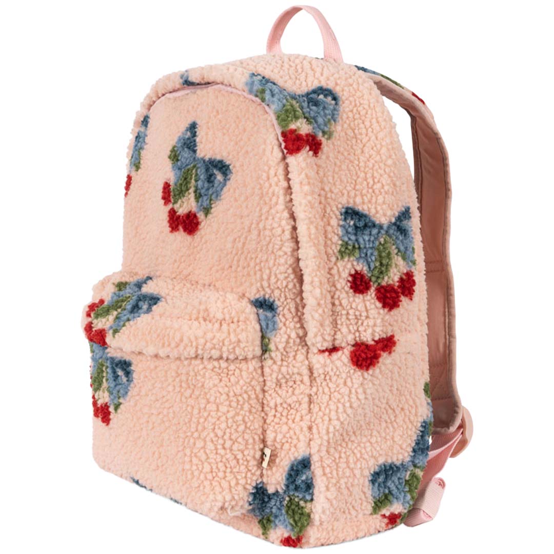 konges sløjd kleuterrugzak jody teddy - amarena rose - 34 cm | KS104866 | 1