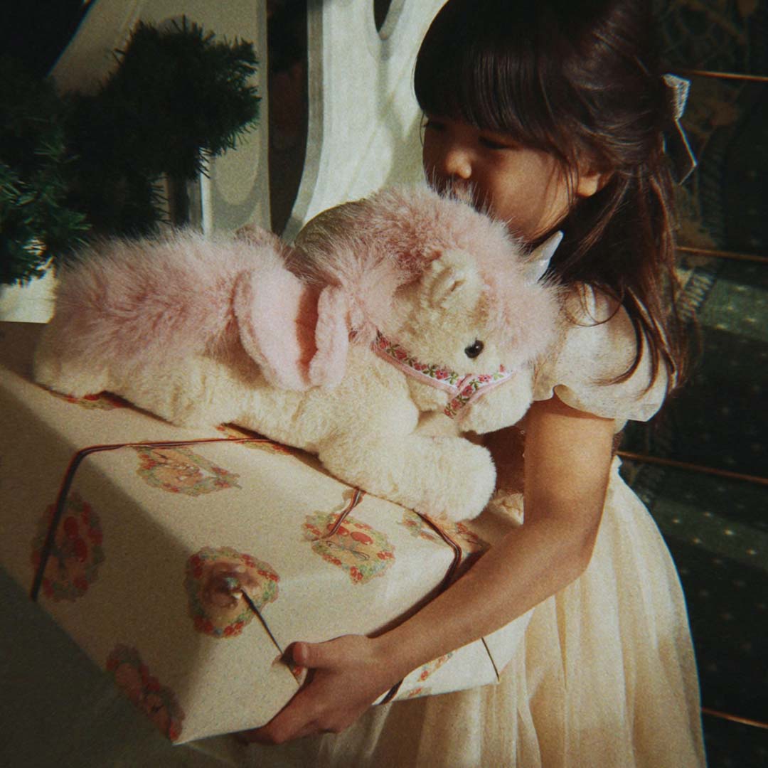 konges sløjd knuffeleenhoorn teddy - 30 cm | KS104450 | 1