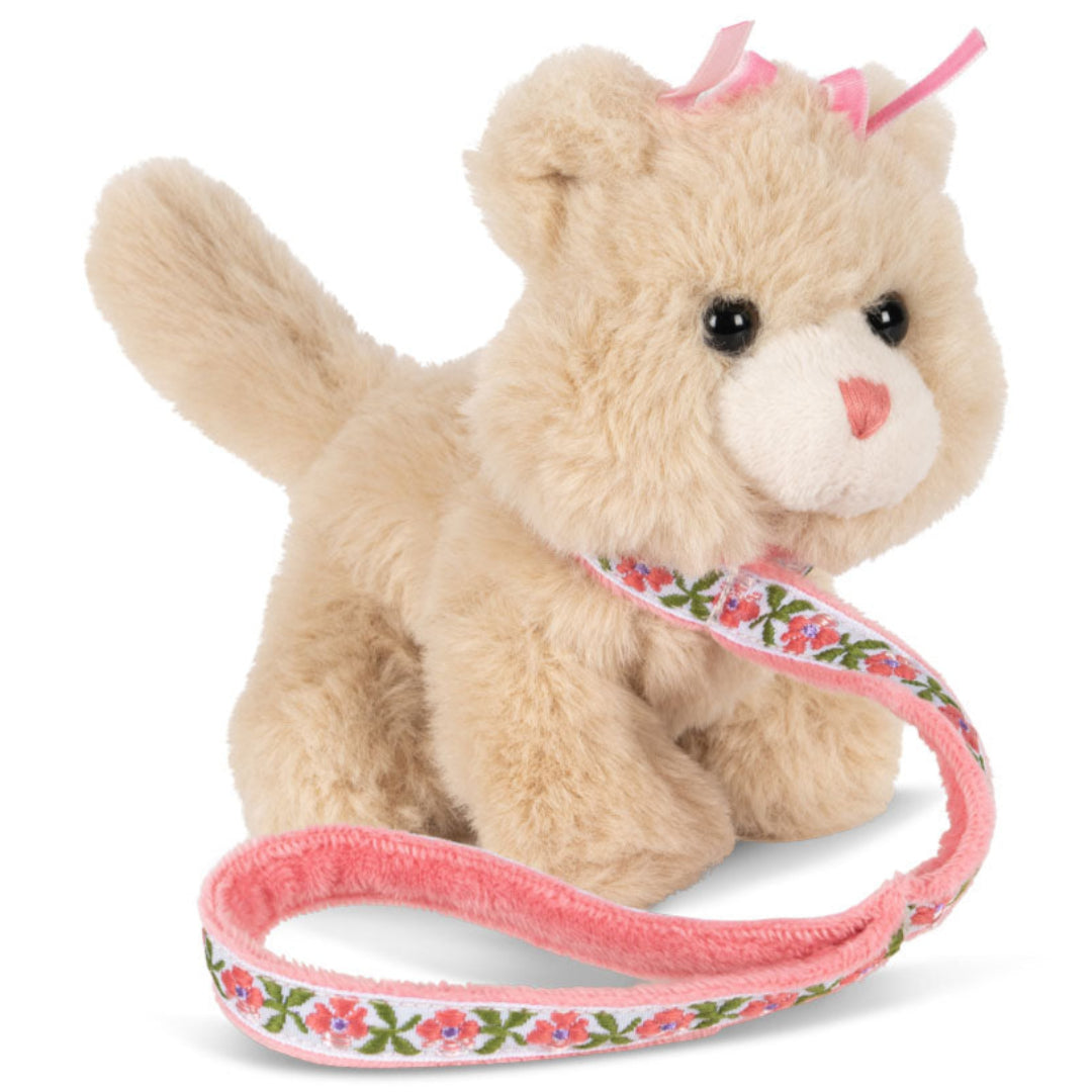 konges sløjd knuffelkat met kattenhok - 15,5 cm | KS104425 | 1