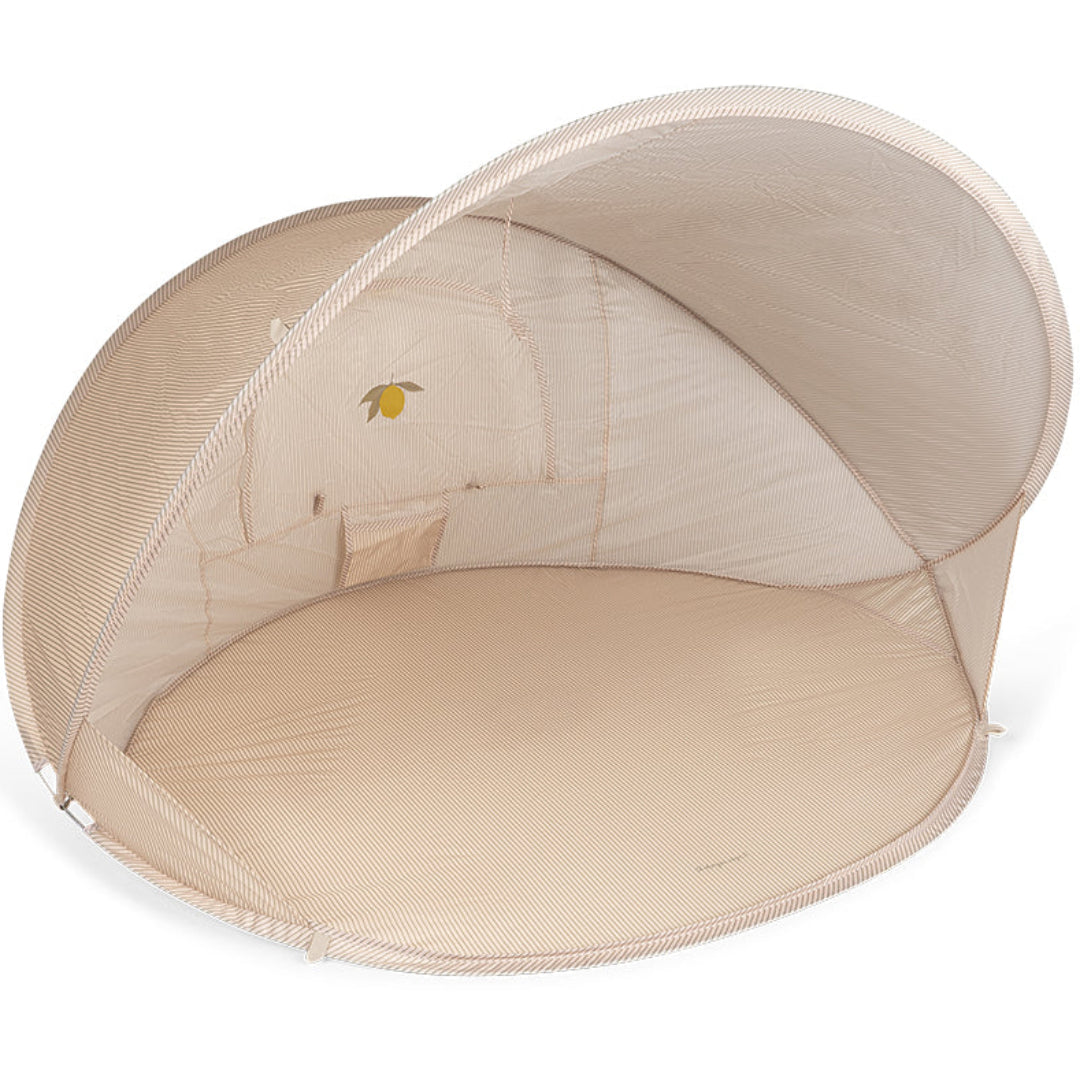 konges sløjd mini pop-up strandtent - tea stripe | KS104683-TEA-STRIPE | 1