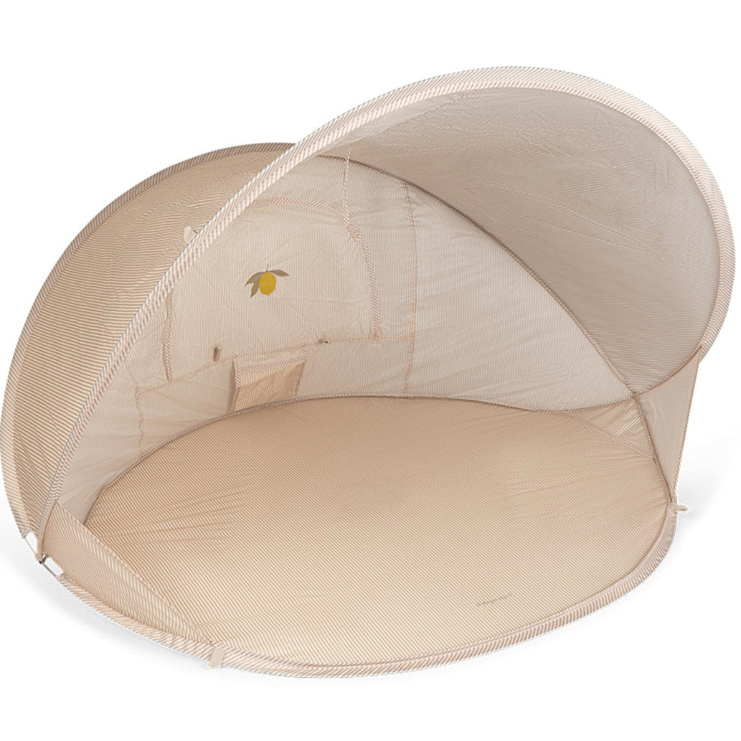 konges sløjd mini pop-up strandtent - tea stripe | KS104992-TEA-STRIPE | 1