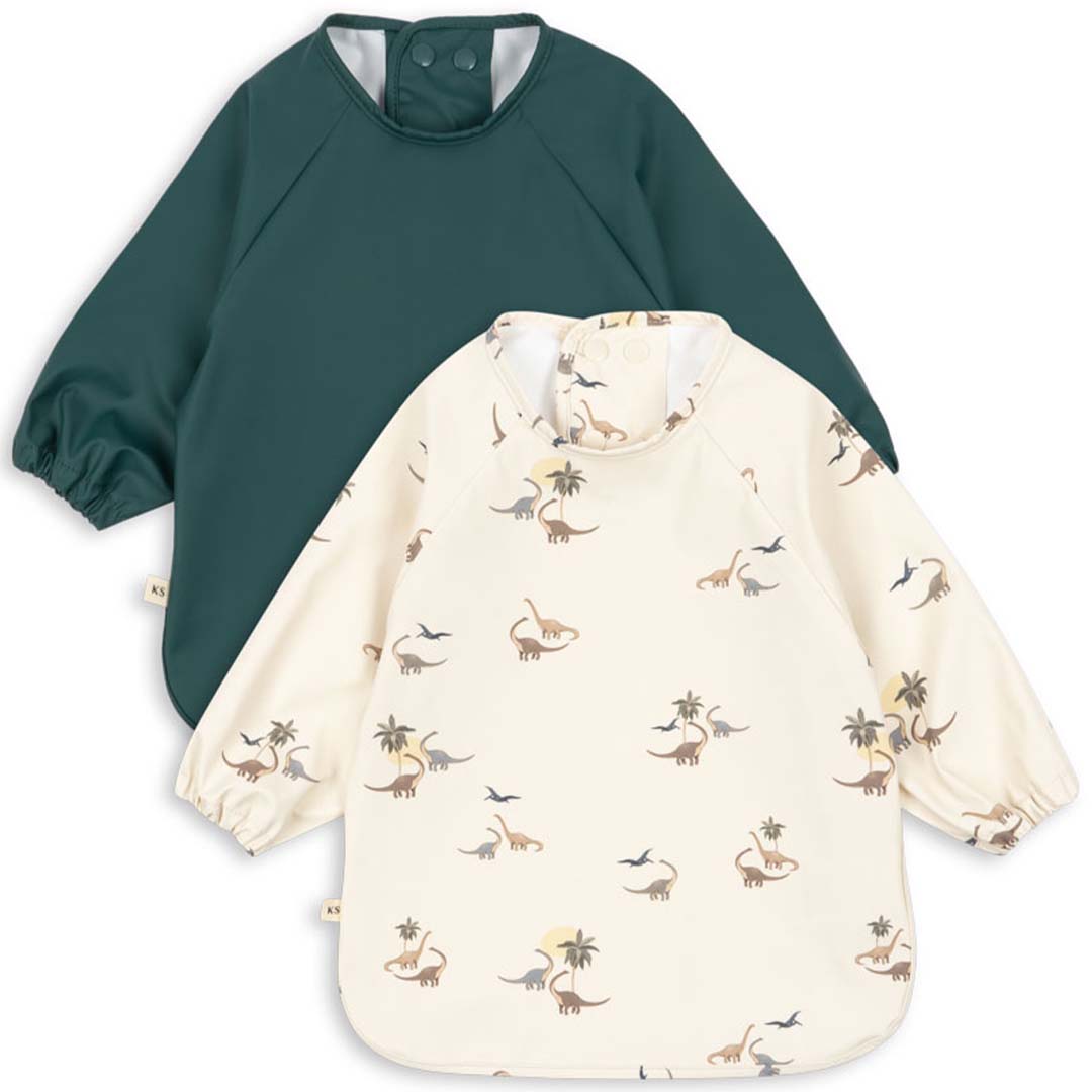 konges sløjd mouwslabben kubi rain forest - 6-12m - 2st | KS104583 | 4