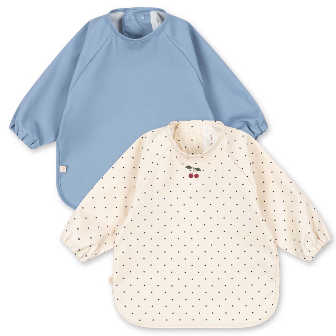 konges sløjd mouwslabben navy dot rain washed - 18m-3 jaar - 2st | KS104583 | 1