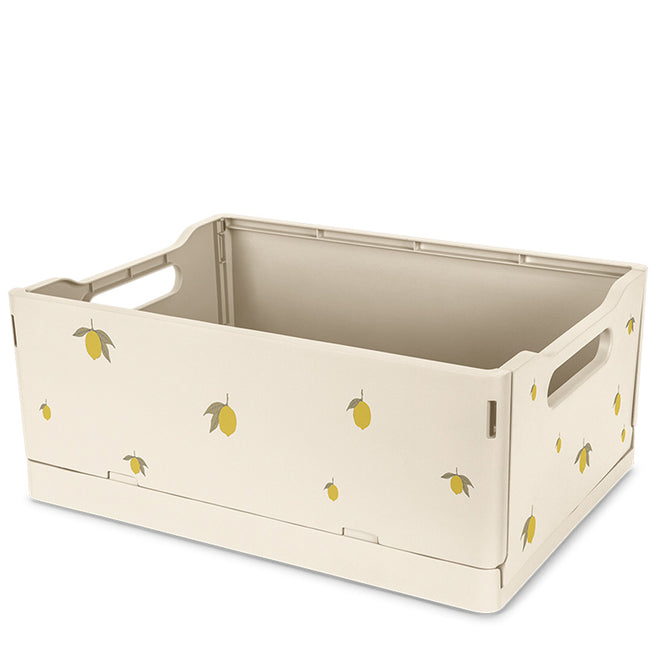 konges sløjd opbergkrat - lemon - 2st | KS103995-LEMON | 0