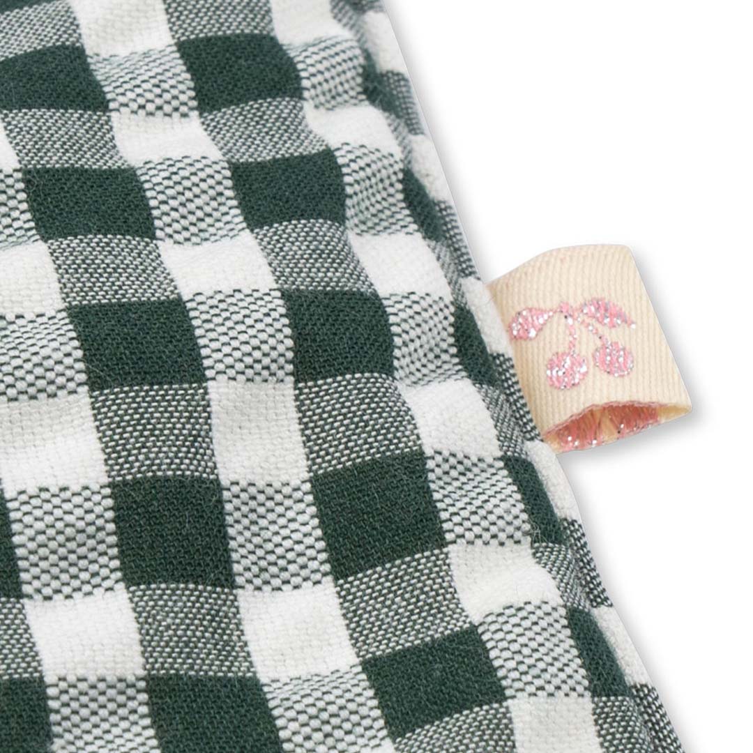 konges sløjd poppendekbed en kussen - green check | KS104278 | 3