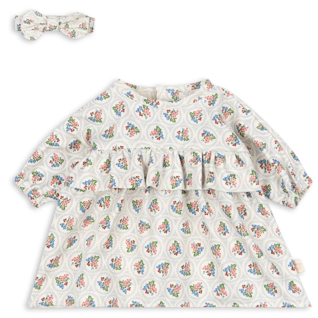 konges sløjd poppenkleding set - verona blues - 38 cm | KS104283 | 0