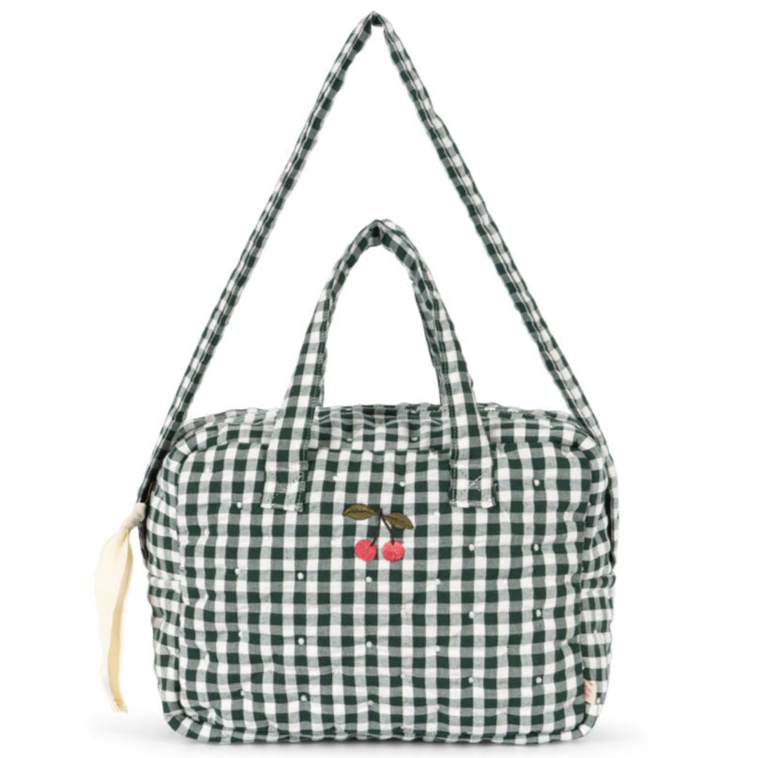 konges sløjd poppenluiertas - green check | KS104277 | 0