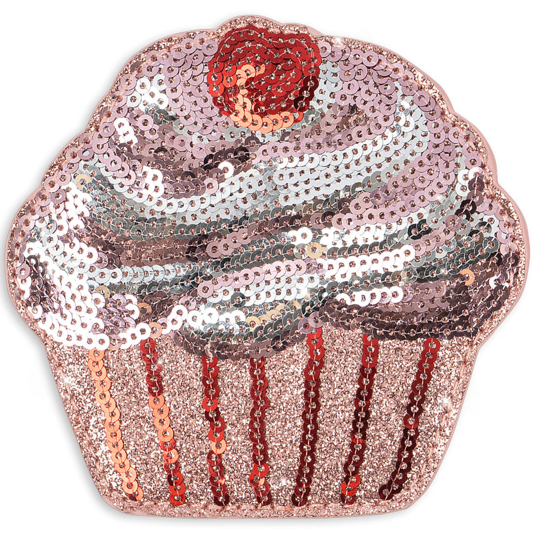 konges sløjd portemonnee cupcake - glitter rose | KS104754 | 1