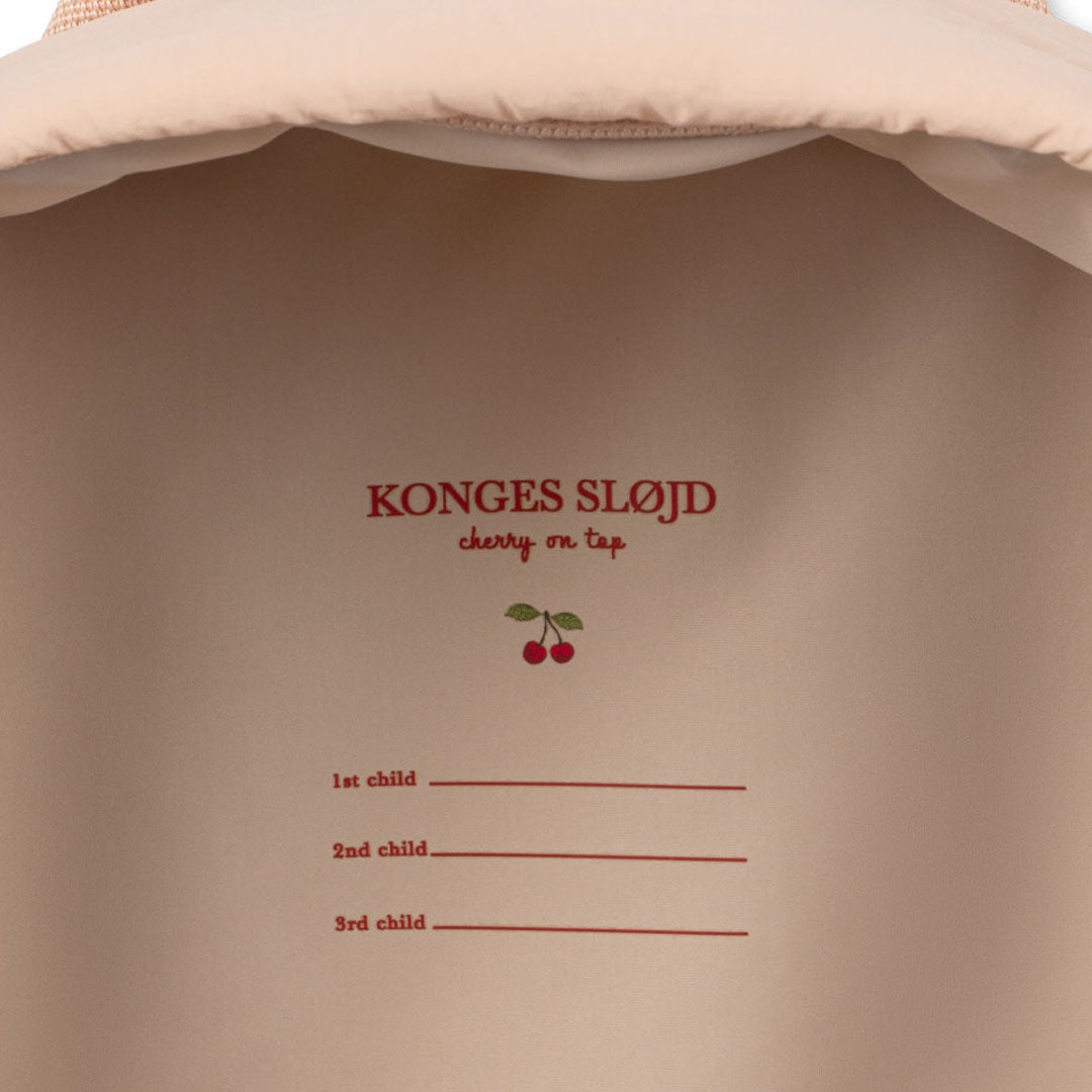 konges sløjd rugzak juno kitty - cameo rose - 34 cm | KS104880 | 4.