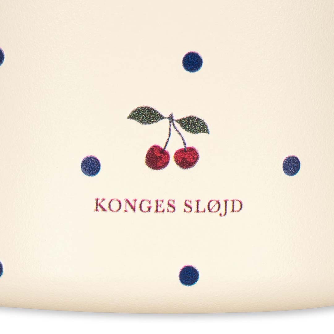 konges sløjd rvs thermosfles - navy dots - 500 ml | KS105100 | 3
