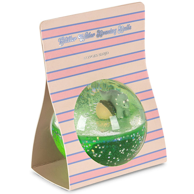konges sløjd sensorische bal met glitters - lemon | KS103825-LEMON | 0