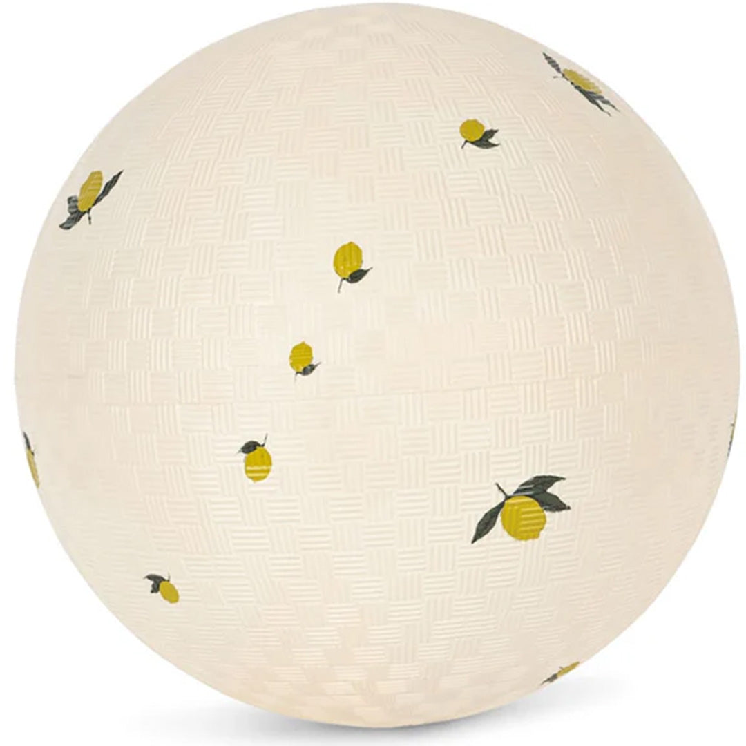 konges sløjd speelbal - lemon - 18 cm | KS104900-LEMON | 1
