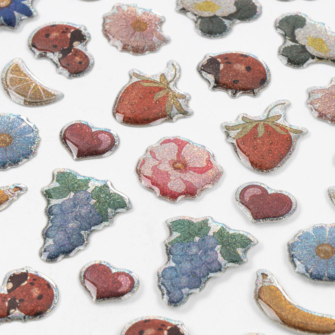 konges sløjd stickers puffy - ladybug - 60st | KS105043-LADYBUG | 4