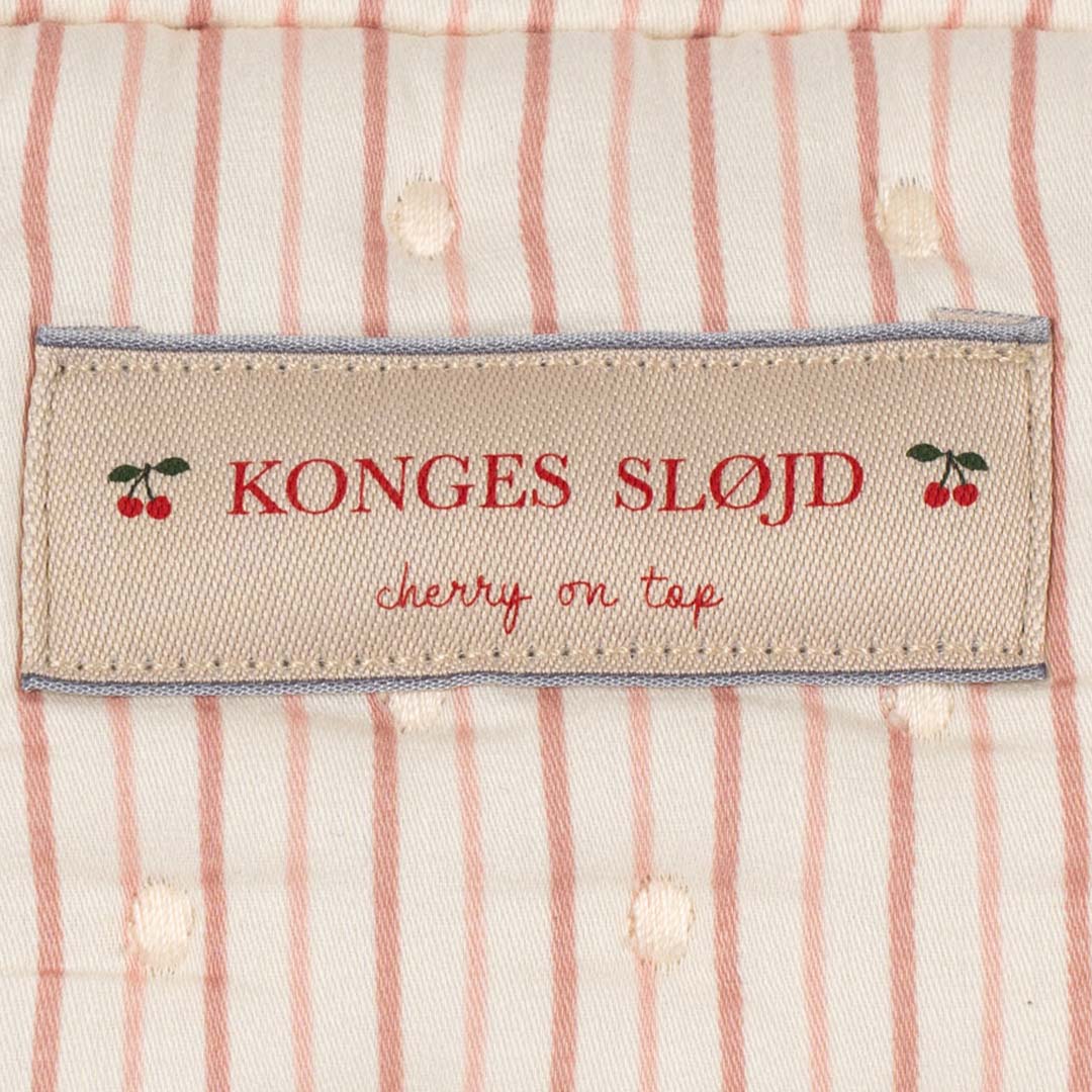 konges sløjd toilettas quilted - stripie petite rose - big | KS104700 | 3