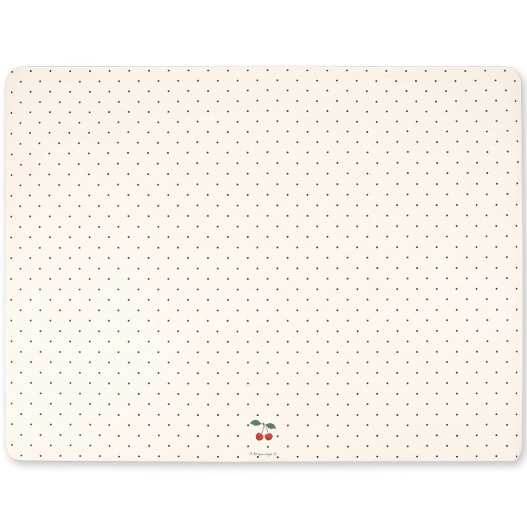 konges sløjd vloermat - navy dot - 100x75 cm | KS104810 | 1