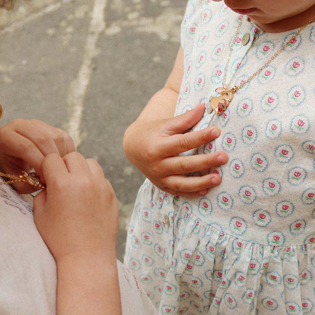 konges sløjd vriendschapsketting bunny - goud | KS104716-GOLD | 2