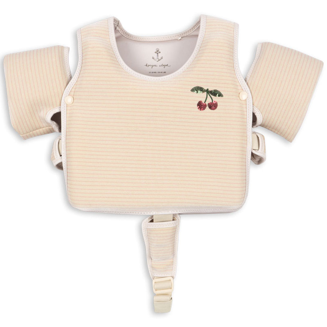 konges sløjd zwemvest met bandjes hollis - rose stripe - KS104848 | 1