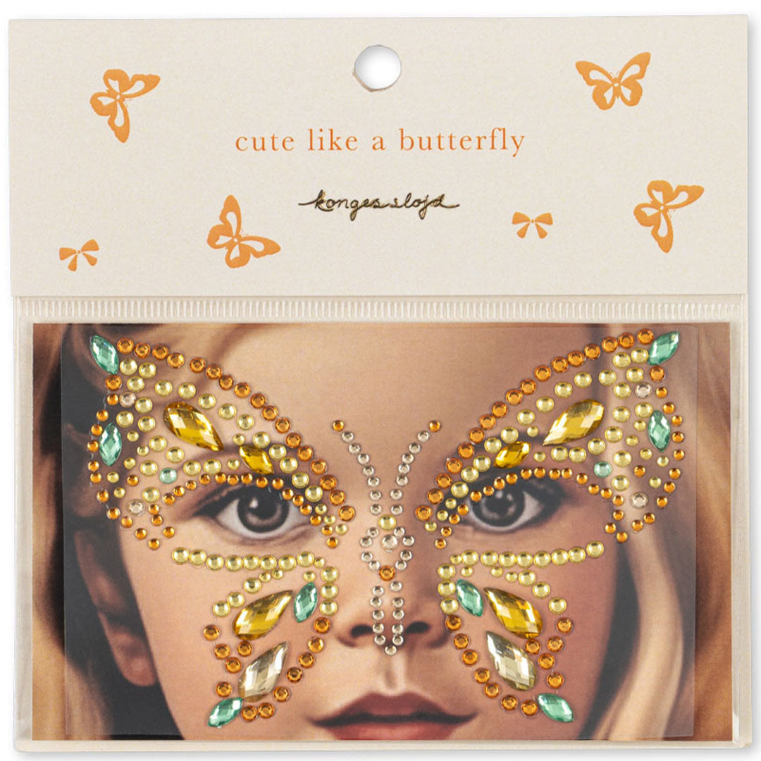 konges sløjd gezichtsstickers butterfly - lemonade | KS103736-LEMONADE | 0