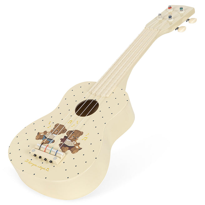 konges sløjd gitaar ukelele - teddy bear | KS106306-P10097 | 