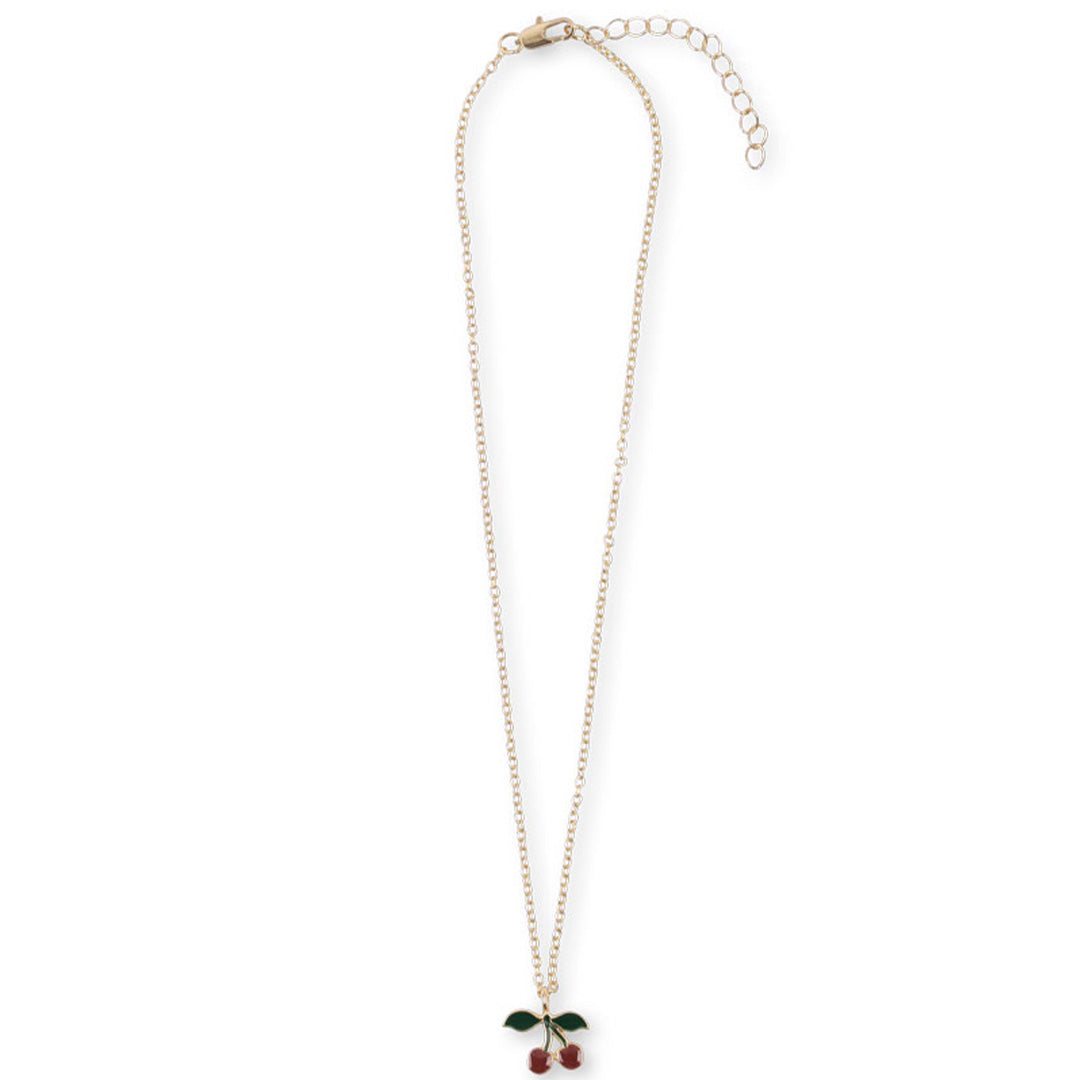 konges sløjd kettingdoosje met ketting - cherry | KS103860-CHERRY | 1