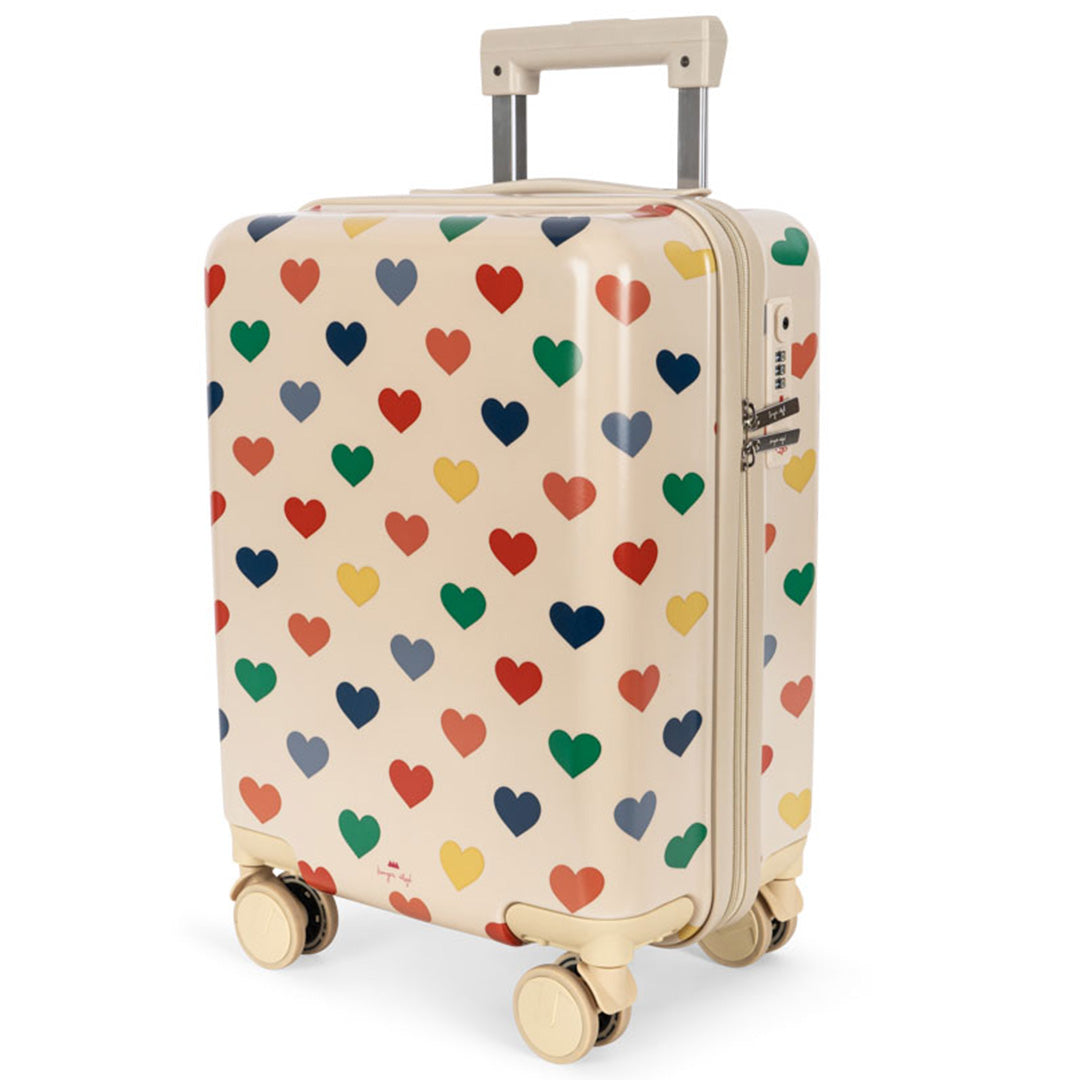 konges sløjd kinderkoffer - bon coeur coloré | KS103550-BON-COEUR-COLORÉ | 0