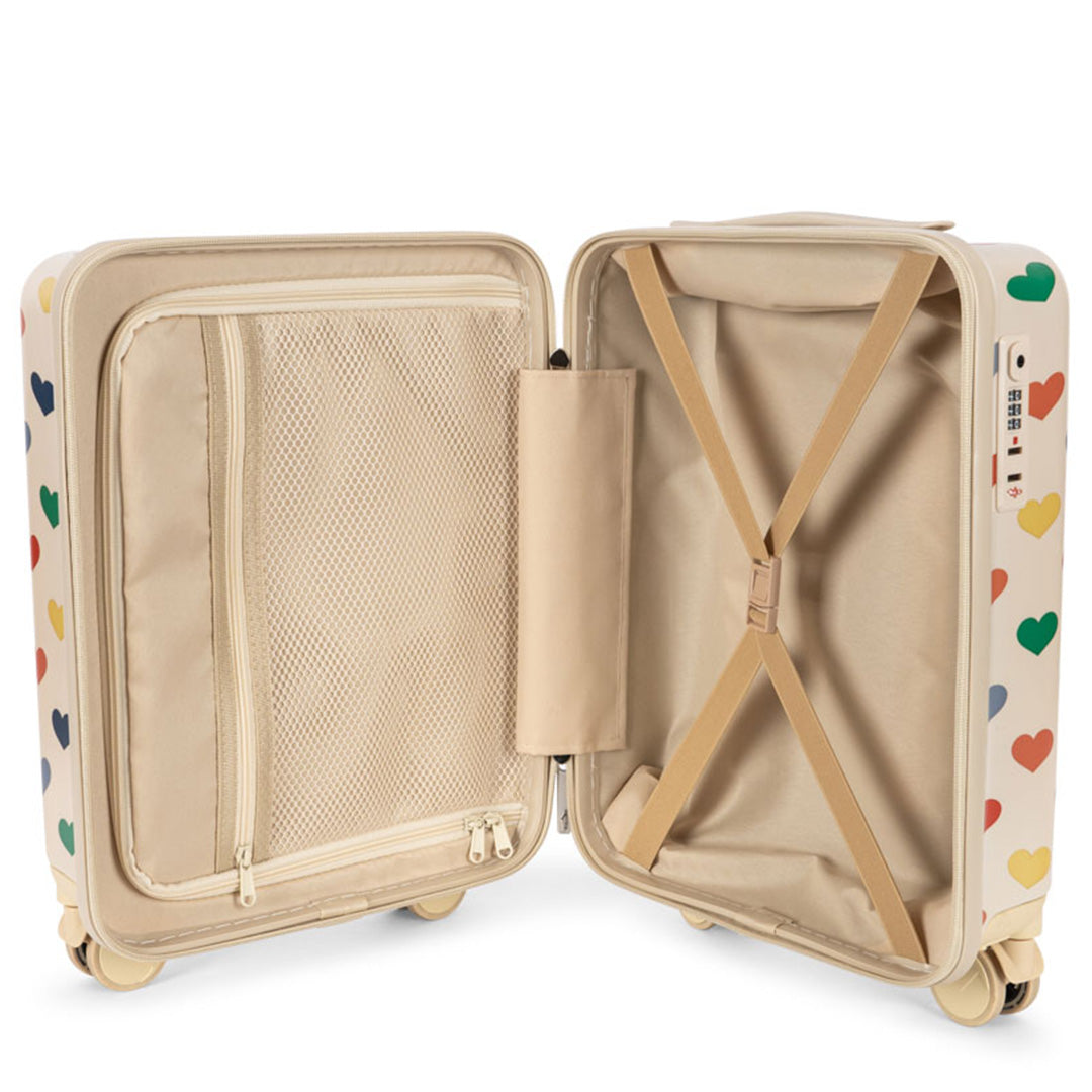 konges sløjd kinderkoffer - bon coeur coloré | KS103550-BON-COEUR-COLORÉ | 2