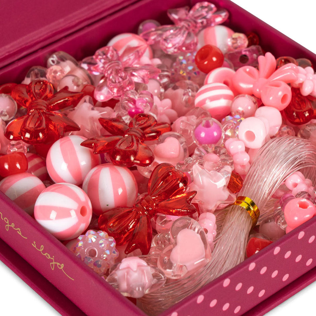 konges sløjd kralen set - pink | KS103733-PINK | 1