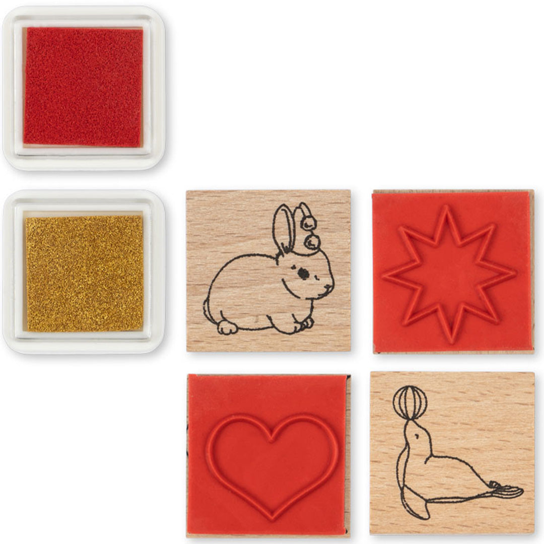 konges sløjd kunstgereedschapskist - glitter rose | KS103767-GLITTER-ROSE | 6