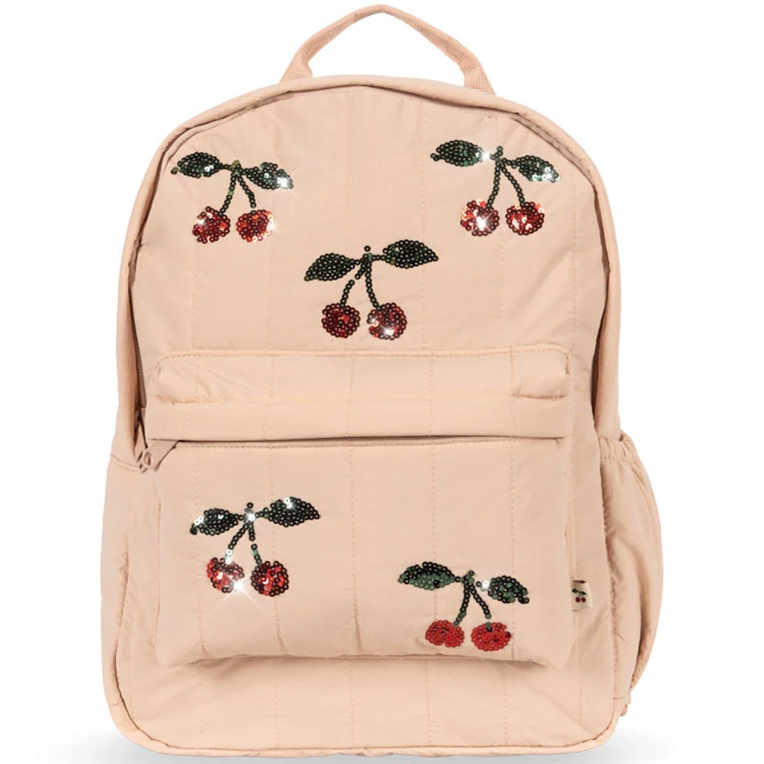 konges sløjd rugzak juno sequin - cameo rose - 34 cm