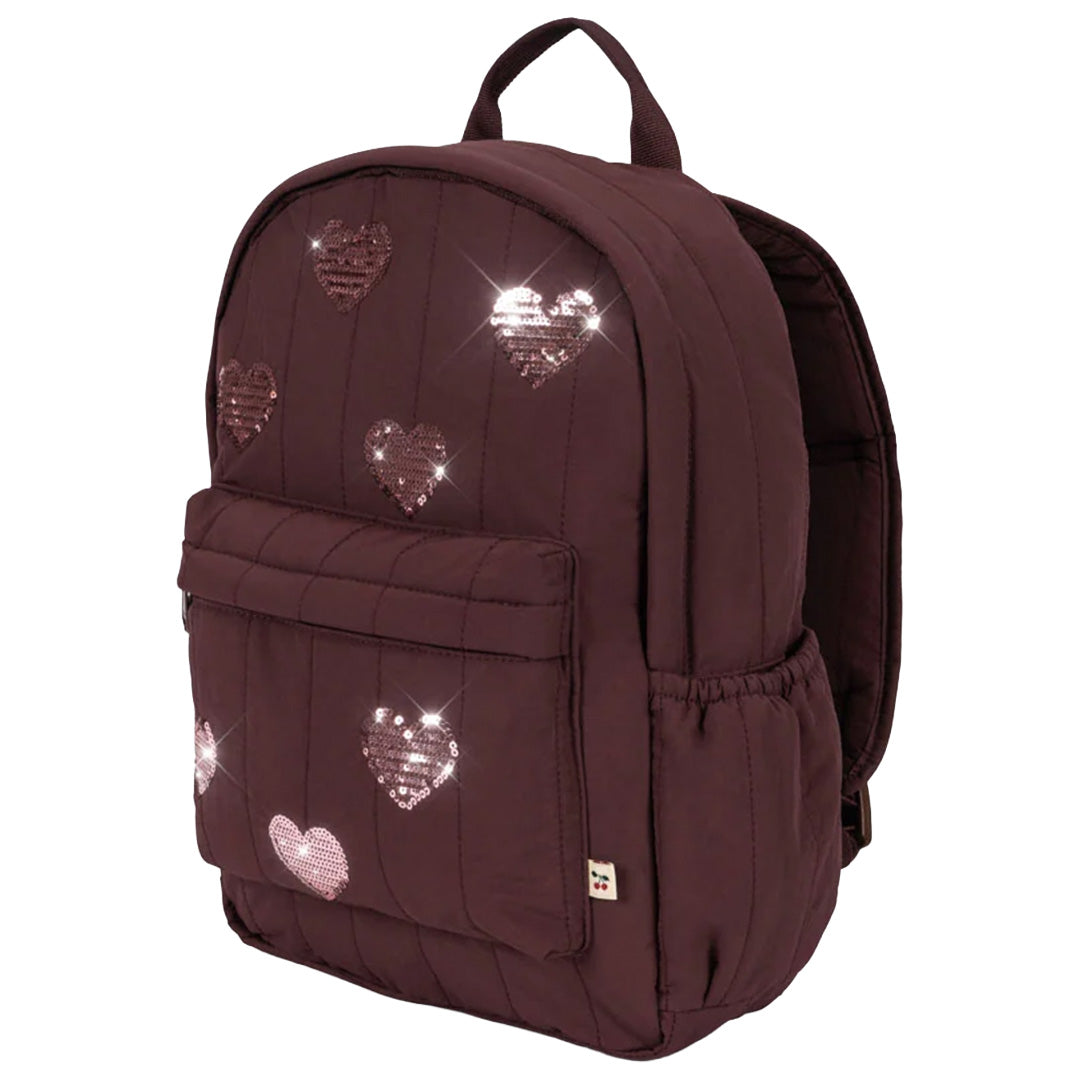 konges sløjd rugzak juno sequin - decadent chocolate - 34 cm | KS105732-S25161 |2